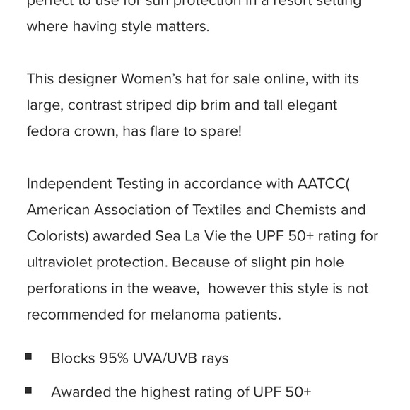 Sea La Vie SPF Sunhat - Picture 4 of 4